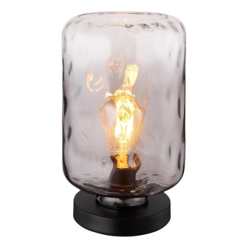 Globo - Galda lampa 1xE27/60W/230V pelēka
