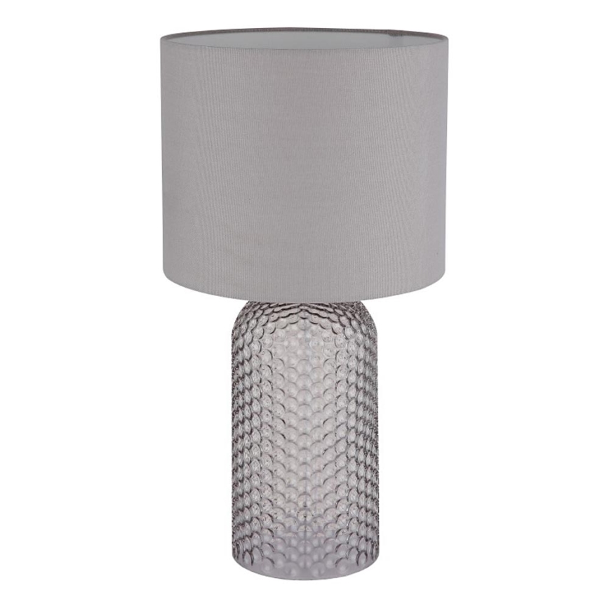 Globo - Galda lampa 1xE27/60W/230V pelēka