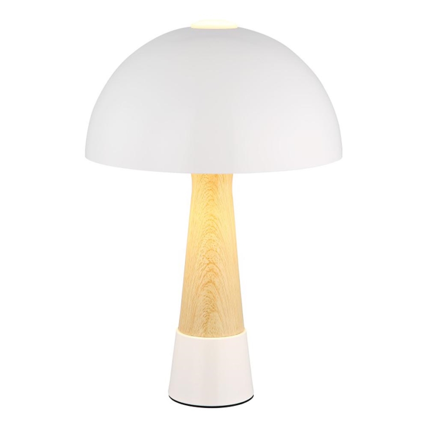 Globo - Galda lampa 1xE27ILLU/40W/230V balta