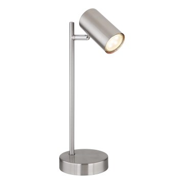 Globo - Galda lampa 1xGU10/5W/230V matēts hroms