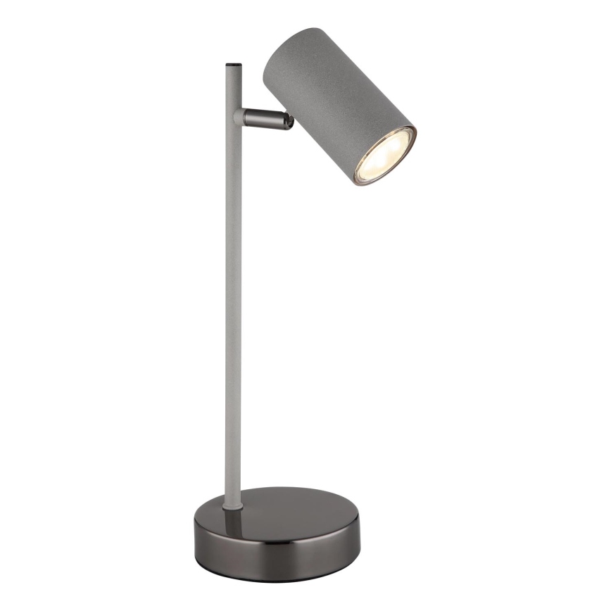 Globo - Galda lampa 1xGU10/5W/230V pelēka/antracīta