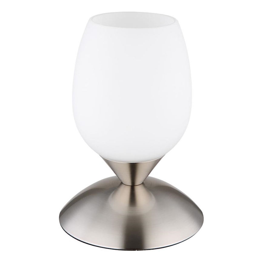 Globo - Galda skārienvadāma lampa 1xE14/25W/230V matēts hroms