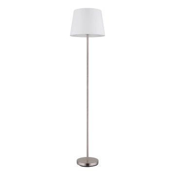 Globo - Grīdas lampa 1xE27/40W/230V balta/matēta hroma apdare