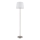 Globo - Grīdas lampa 1xE27/40W/230V balta/matēta hroma apdare