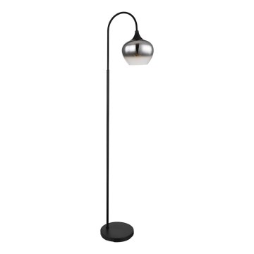Globo - Grīdas stāvlampa 1xE27/40W/230V melna/dūmakains