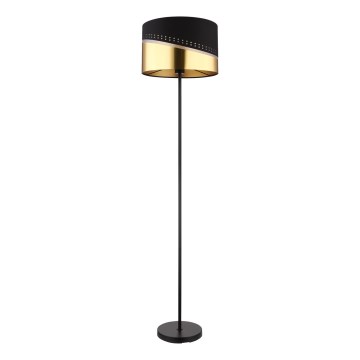Globo - Grīdas stāvlampa 1xE27/60W/230V d. 35 cm melna/zelta