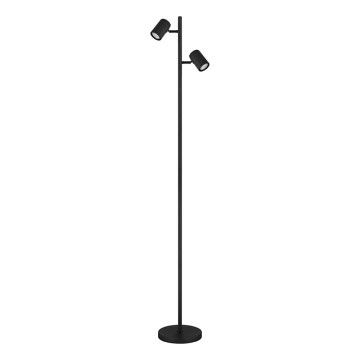 Globo - Grīdas stāvlampa 2xGU10/5W/230V melna