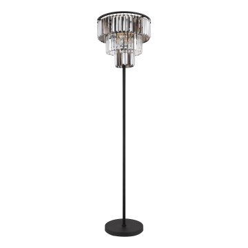 Globo - Grīdas stāvlampa 3xE27/40W/230V d. 40 cm melna
