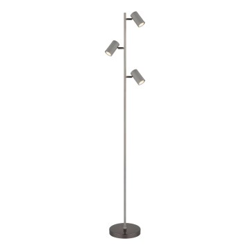 Globo - Grīdas stāvlampa 3xGU10/5W/230V pelēka