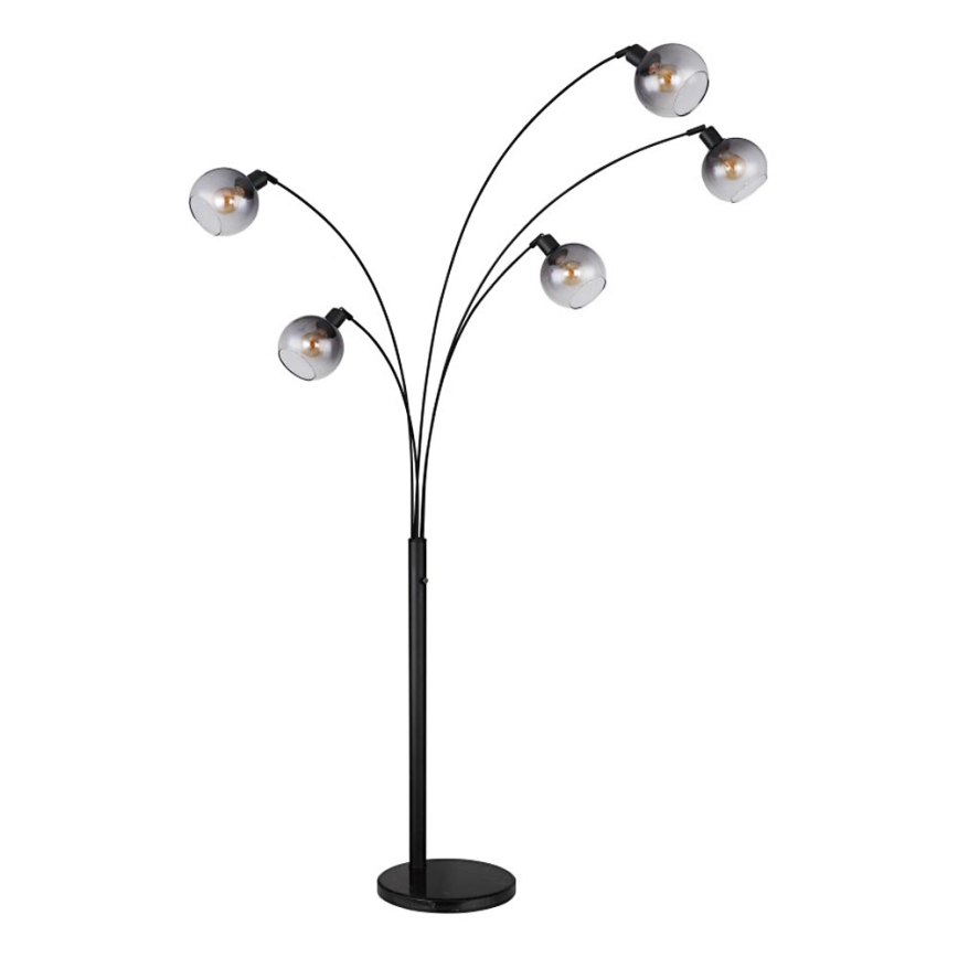 Globo - Grīdas stāvlampa 5xE27/40W/230V dūmakains