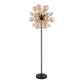 Globo - Grīdas stāvlampa 6xE14/25W/230V brūna/dūmakains
