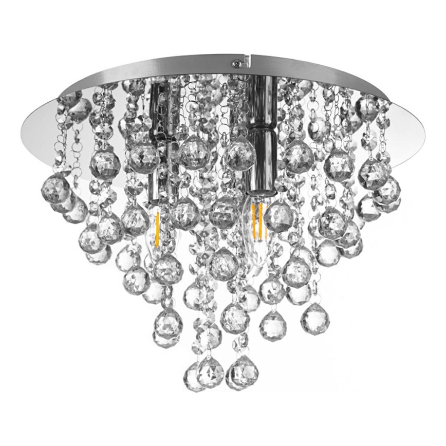 Globo - Griestu lampa 3xE14/40W/230V d. 38 cm spīdīgi hromēts