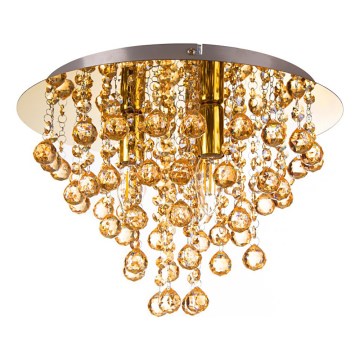 Globo - Griestu lampa 3xE14/40W/230V d. 38 cm zelta