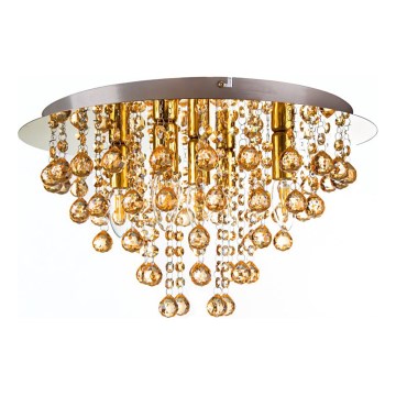 Globo - Griestu lampa 5xE14/40W/230V d. 46 cm zelta