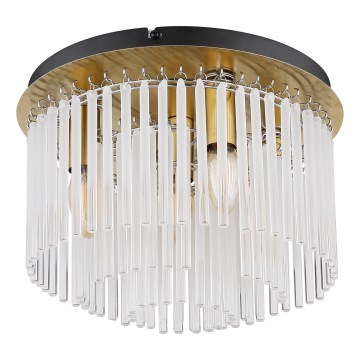 Globo - Griestu lampa 5xE27/60W/230V d. 32 cm zelta