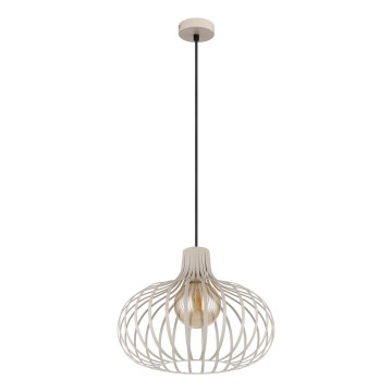 Globo - karājoša lustra uz vada 1xE27/40W/230V bēša