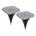 Globo - KOMPLEKTS 2x LED Saules enerģijas lampa LED/0,8W/1,2V IP44 300 mAh