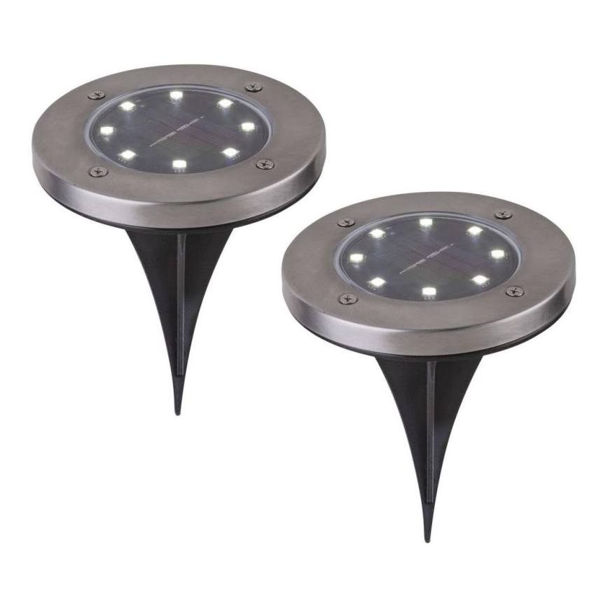Globo - KOMPLEKTS 2x LED Saules enerģijas lampa LED/0,8W/3V IP44 300 mAh