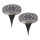 Globo - KOMPLEKTS 2x LED Saules enerģijas lampa LED/0,8W/3V IP44 300 mAh