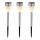 Globo - KOMPLEKTS 3x Saules enerģijas lampa 3xLED/0,06W/1,2V IP44 200 mAh