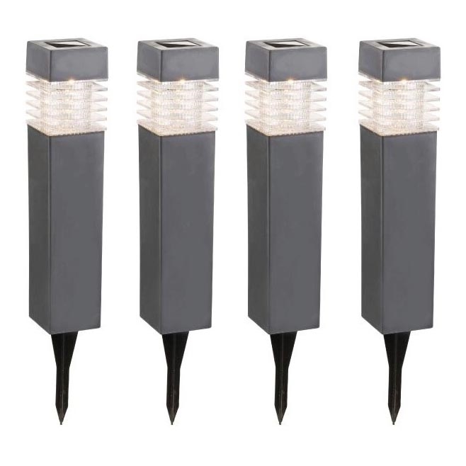 Globo - KOMPLEKTS 4x LED Saules enerģijas lampa LED/0,06W/3,2V IP44