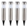Globo - KOMPLEKTS 4x LED Saules enerģijas lampa LED/0,07W/3V IP44 600 mAh