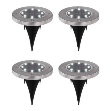 Globo - KOMPLEKTS 4x LED Saules enerģijas lampa LED/0,1W/3V IP44