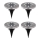 Globo - KOMPLEKTS 4x LED Saules enerģijas lampa LED/0,1W/3V IP44