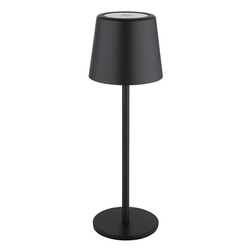 Globo - LED Aptumšojama āra skārienvadāma galda lampa LED/2W/5V 3000/4000/6000K 2200 mAh IP44 melna