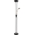 Globo - LED Aptumšojama grīdas stāvlampa LED/20W/230V + LED/5,5W 3000K melna/zelta