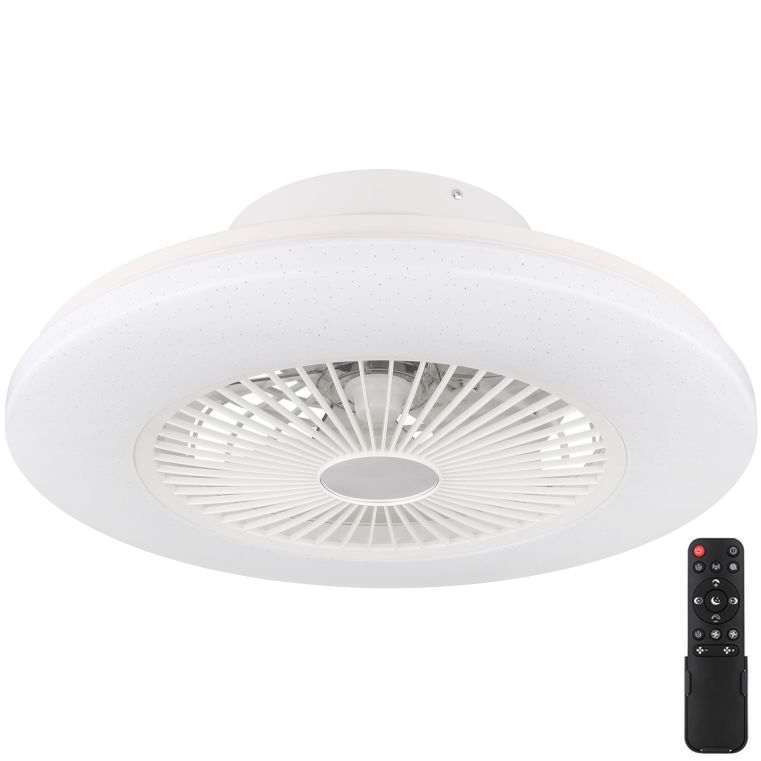 Globo - LED Aptumšojama griestu lampa ar ventilatoru LED/30W/230V 3000-6500K + tālvadības pults