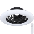 Globo - LED Aptumšojama griestu lampa ar ventilatoru LED/30W/230V 3000-6500K + tālvadības pults