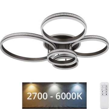Globo - LED Aptumšojama griestu lampa LED/120W/230V 2700K-6000K + tālvadības pults