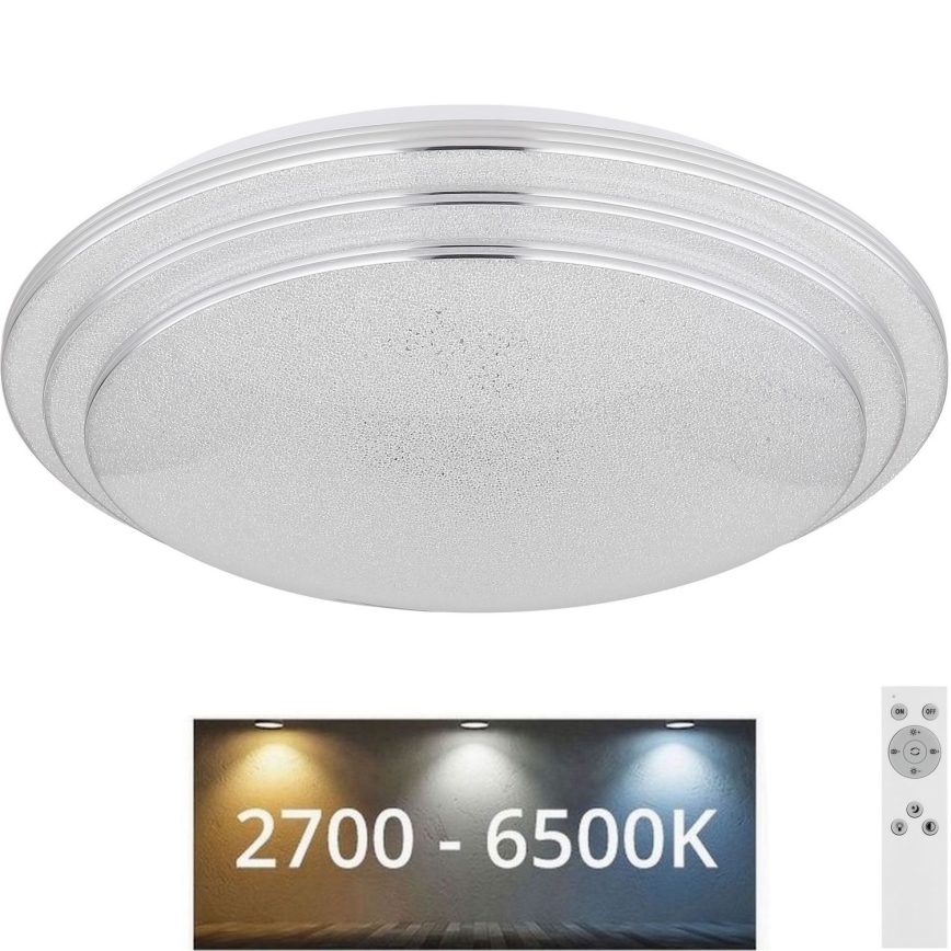 Globo - LED Aptumšojama griestu lampa LED/18W/230V d. 40 cm 2700-6500K + tālvadības pults