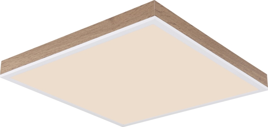 Globo - LED Aptumšojama griestu lampa LED/24W/230V 2700-6500K + tālvadības pults brūna/balta