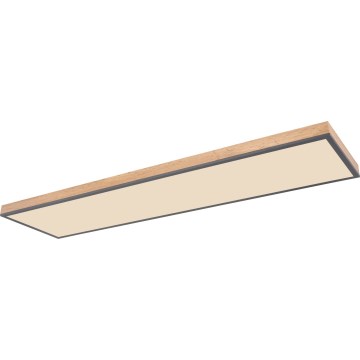 Globo - LED Aptumšojama griestu lampa LED/36W/230V 2700-6500K + tālvadības pults brūna/pelēka