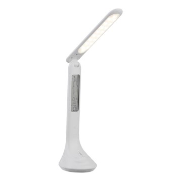 Globo - LED Aptumšojama, lādējama galda lampa ar ekrāns LED/4W/230V 2200 mAh balta