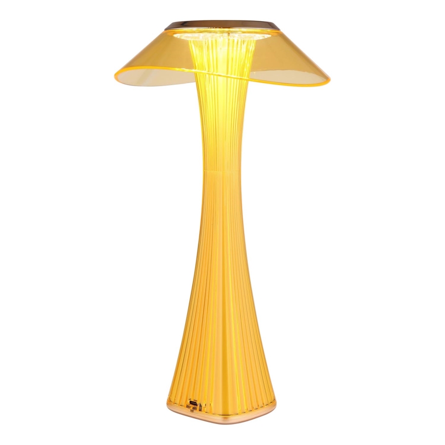 Globo - LED Aptumšojama, lādējama galda lampa LED/2,5W/3,7V 1200mAh 2700K/4500K/6500K zelta