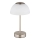 Globo - LED Aptumšojama, lādējama galda lampa LED/2,5W/5V 1800mAh 2700K/4000K/6500K matēts hroms