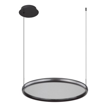 Globo - LED Aptumšojama lustra ar auklu LED/36W/230V 2700-6000K melna + tālvadības pults