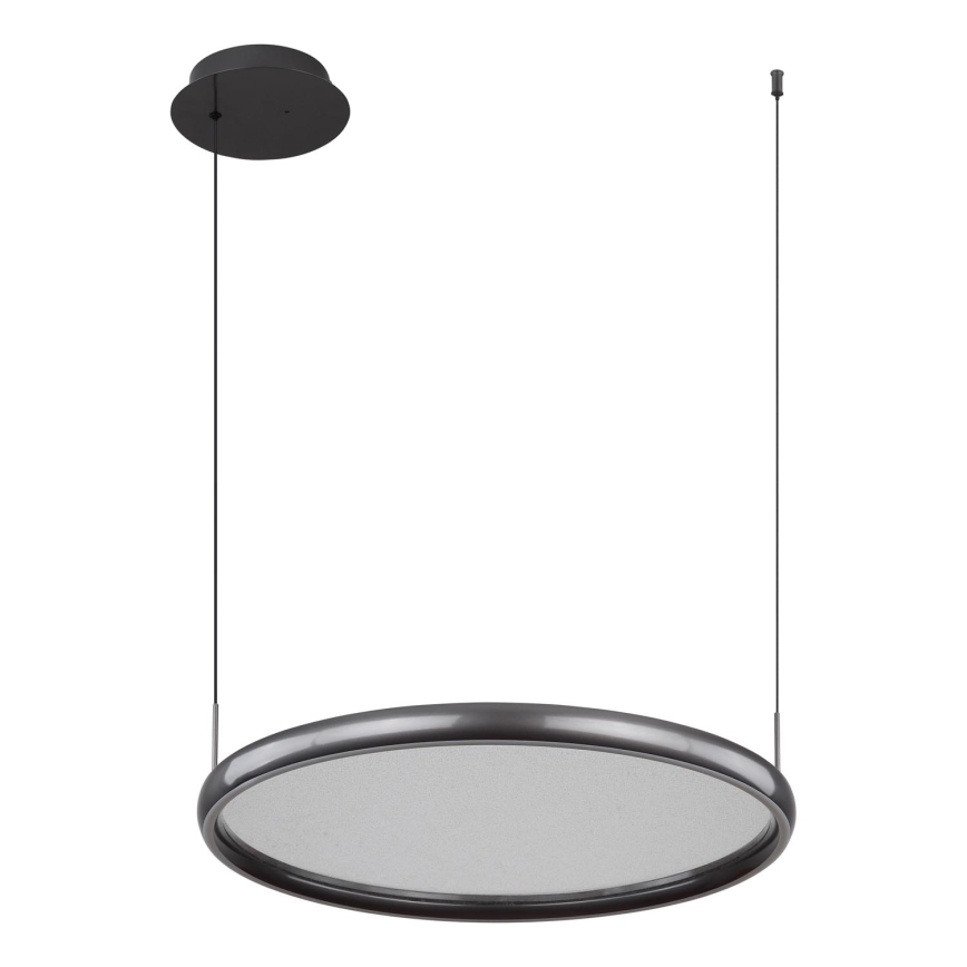 Globo - LED Aptumšojama lustra ar auklu LED/36W/230V 2700-6000K melna + tālvadības pults