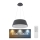 Globo - LED Aptumšojama lustra ar auklu LED/45W/230V 3000-6000K + tālvadības pults