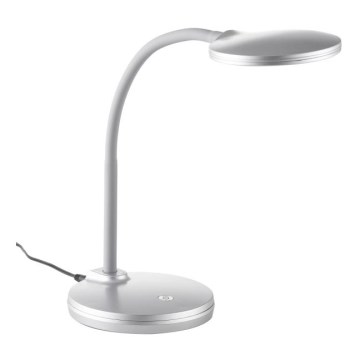 Globo - LED Aptumšojama pielāgojama skārienvadāma galda lampa LED/4,6W/230V sudraba