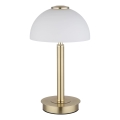 Globo - LED aptumšojama pieskāriena galda lampa LED/7W/230V 3000K misiņš