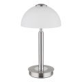 Globo - LED aptumšojama skārienjūtīga galda lampa LED/7W/230V 3000K matēts hroms