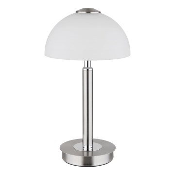Globo - LED aptumšojama skārienjūtīga galda lampa LED/7W/230V 3000K matēts hroms