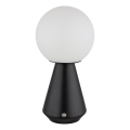 Globo - LED Aptumšojama skārienvadāma āra galda lampa LED/1,5W/5V 3000/4500/6500K 1800 mAh IP41 melna