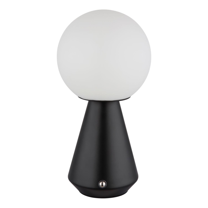 Globo - LED Aptumšojama skārienvadāma āra galda lampa LED/1,5W/5V 3000/4500/6500K 1800 mAh IP41 melna