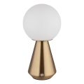 Globo - LED Aptumšojama skārienvadāma āra galda lampa LED/1,5W/5V 3000/4500/6500K 1800 mAh IP41 varš