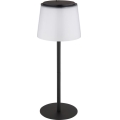 Globo - LED Aptumšojama skārienvadāma āra galda lampa LED/1,8W/5V IP44 1800 mAh melna/balta